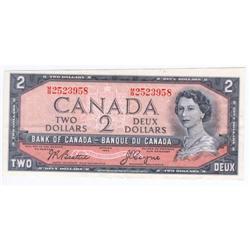 Bank of Canada $2.00 Error note 1954, VF