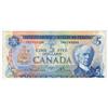Image 1 : Bank of Canada $5.00 Error note 1972, VF
