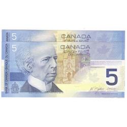 2 x $5.00 Error notes 2005, Choice to Gem UNC