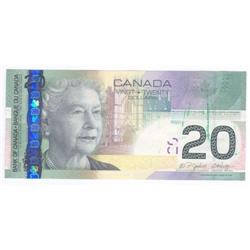 Bank of Canada $20.00 Error note 2004, UNC