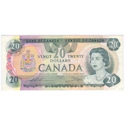 Bank of Canada $20 2 Digit Radar note 1979 VF