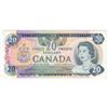 Image 1 : Bank of Canada $20 2 Digit Radar note 1979 VF