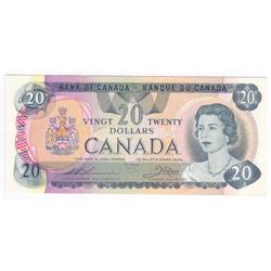 Bank of Canada $20 4 Digit Radar note 1979 VF