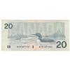 Image 2 : $20.00 Replacement Radar note 1991 Fine