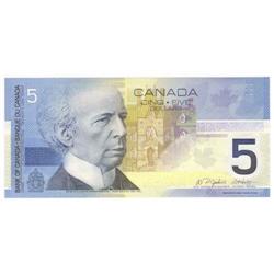 $5.00 Radar Insert note 2005,Choice UNC