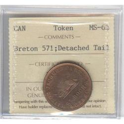 Breton # 571, ICCS MS-63