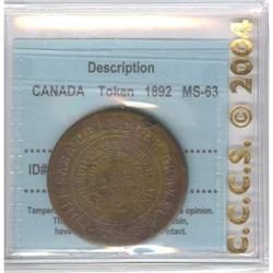 Breton # 645, 1892 CCCS MS-63