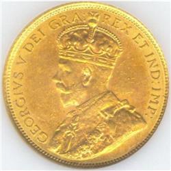 5 Dollars 1914, PCI MS-63, gold.