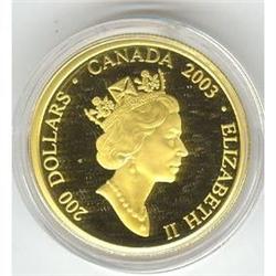 Canada Gold, $200.00 2003, proof