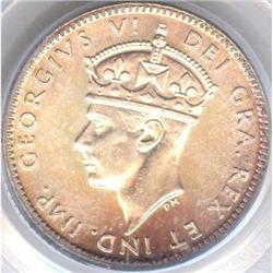 NFLD 10 Cents 1946c, PCGS MS-64.