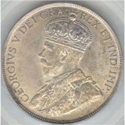NFLD 50 Cents 1919c, PCGS MS-64.