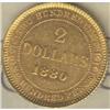 Image 2 : NFLD 2 Dollar 1880, ICCS MS-60 Gold.