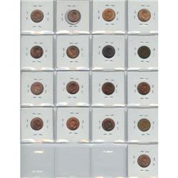 Small Cent Collection of 17 Georges VI; read