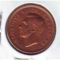 1 Cent 1948, MS-63 A To Denticle, Red.