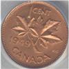 Image 2 : 1 Cent 1949, PCGS MS-63RB; A off Dent