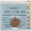 Image 1 : 1 Cent 1949 CCCS MS-64 Red A off dent