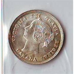 5 Cents 1890H, ICCSS MS-66. Superb