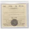 Image 1 : 5 Cents 1906, ICCS MS-64. Strong strike