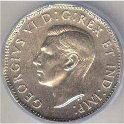 5 Cents 1947, ICG MS-64 Dot.