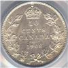 Image 2 : 10 Cents 1908, PCGS MS-65. Blasting