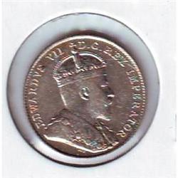 10 Cents 1910, AU-50. Problem free coin