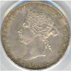 25 Cents 1871, PCGS MS-64.