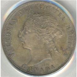 25 Cents 1890H, PCGS MS-63. Superb