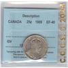 Image 1 : 25 Cents 1909, CCCS EF-40. Nice