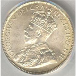 25 Cents 1913, PCGS MS-64, light tone