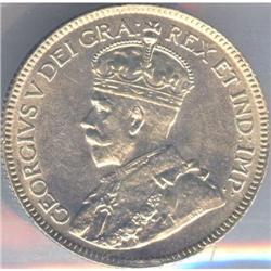 25 Cents 1918 MS-62, beautiful untoned