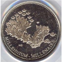 25 Cents 2000, PCGS MS-64 Map Mule r