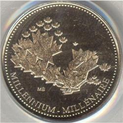 25 Cents 2000, PCGS MS-66 Map Mule