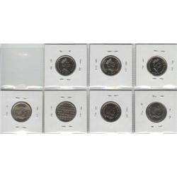 Canada Day 25 Cents Coll. 5 diff. + 2 more