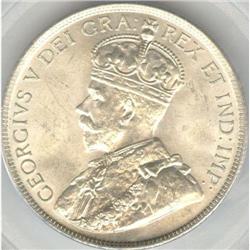 50 Cents 1916, PCGS MS-64. Brillant