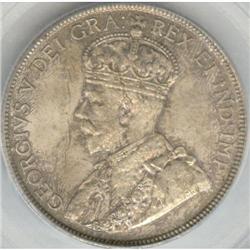 50 Cents 1919, PCGS MS-65. Intense