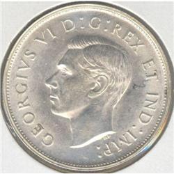 50 Cents 1939, MS-60, choice reverse.