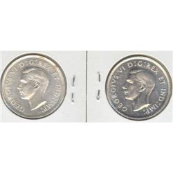 50 Cents 1943  MS-60, 1944 MS-60