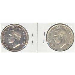 50 Cents 1950 MS-62 Des, 1951 MS-62