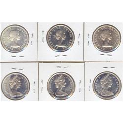 50 Cents 1962, 1963, 1964, 1965, 1966 & 1967