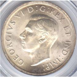 Silver Dollar 1938, PCGS MS-64. Scarce