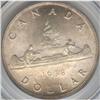 Image 2 : Silver Dollar 1938, PCGS MS-64. Scarce