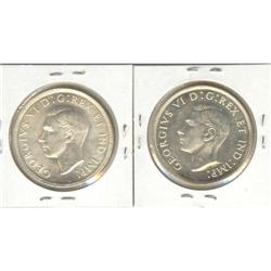 Silver dollar 1939 in MS-62 & 1946 in MS-60