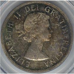 Silver Dollar 1958, PCGS MS-65. Superb
