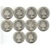 Image 1 : Silver dollar 1962 lot of 10 BU Arrow Head