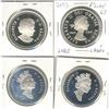 Image 1 : Silver dollar 1999, 2002, 2003 & 2004 Proof