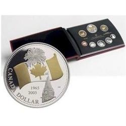 2005 Proof Set 40th Ann. of Canada's Flag