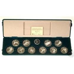 Complete 10 Coins 1988 Calgary Olympic Set.