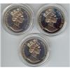 Image 1 : Gibraltar set of 3 Proof Coins in boxe read