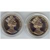Image 1 : Isle of Man set of 2 x 1991 Proof Coins