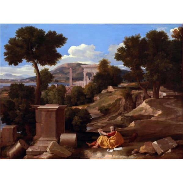 Nicolas Poussin - Landscape with Saint John on Patmos